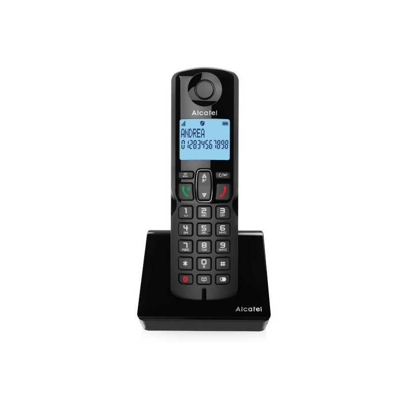 Alcatel S280 DUO BLK Teléfono DECT Identificador de llamadas Negro ATL1425376