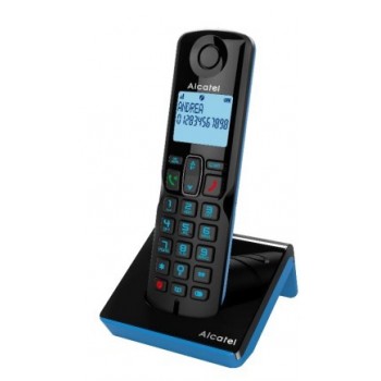 Alcatel S280 SOLO BLUE Teléfono DECT Identificador de llamadas Negro, Azul ATL1425383