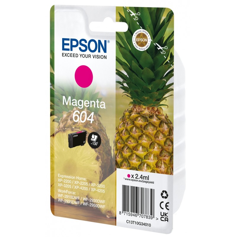 Epson 604 Original Magenta C13T10G34020