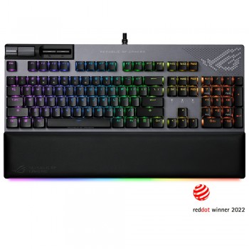 ASUS ROG Strix Flare II Animate teclado USB QWERTY Gris Español 90MP02E6-BKSA00