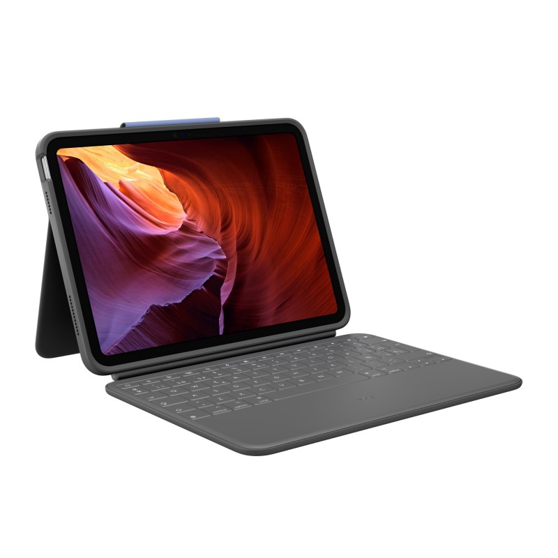 Logitech Rugged Folio Grafito Smart Connector QWERTY Español 920-011203