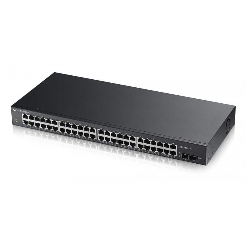 Zyxel GS1900-48HP Gestionado L2 Gigabit Ethernet (10 100 1000) Negro GS1900-48-EU0102F