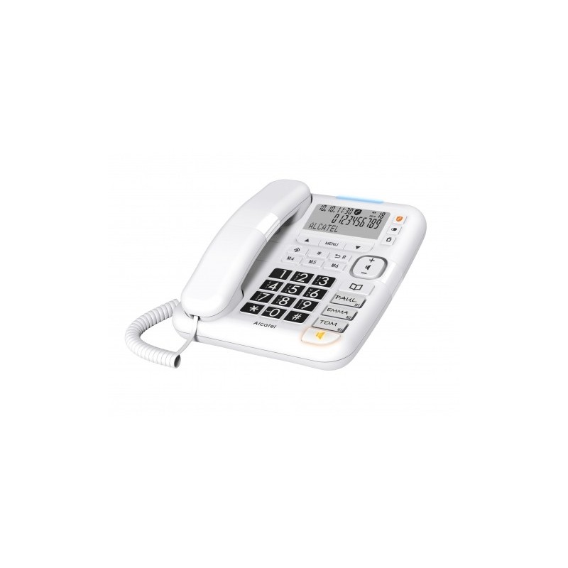 Alcatel TMAX 70 Teléfono DECT analógico Identificador de llamadas Blanco ATL1424294