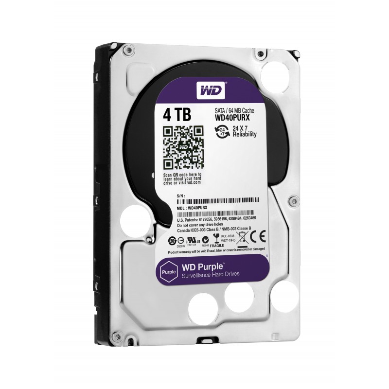(Reacondicionado) WD Red WD40EFAX, Disco duro interno 4TB NAS 3.5 WD40PURX