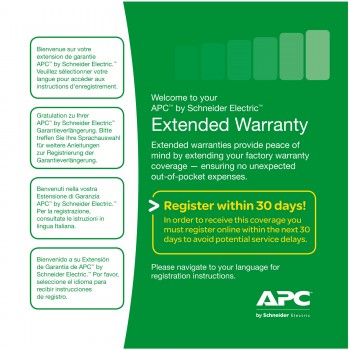 APC Extension de garantia 3 años WBEXTWAR3YR-SP-06