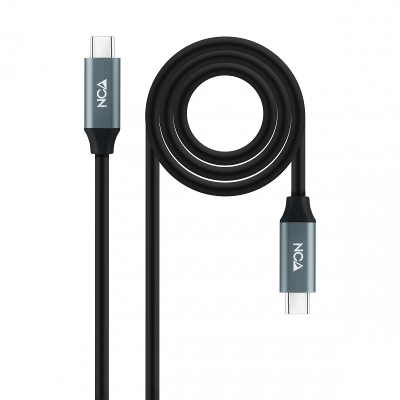 Nanocable Cable USB 3.2 Gen2x2 20Gbps 5A 100W 4K 60Hz USB-C M-USB-C M, 1.5 m 10.01.4301-L150