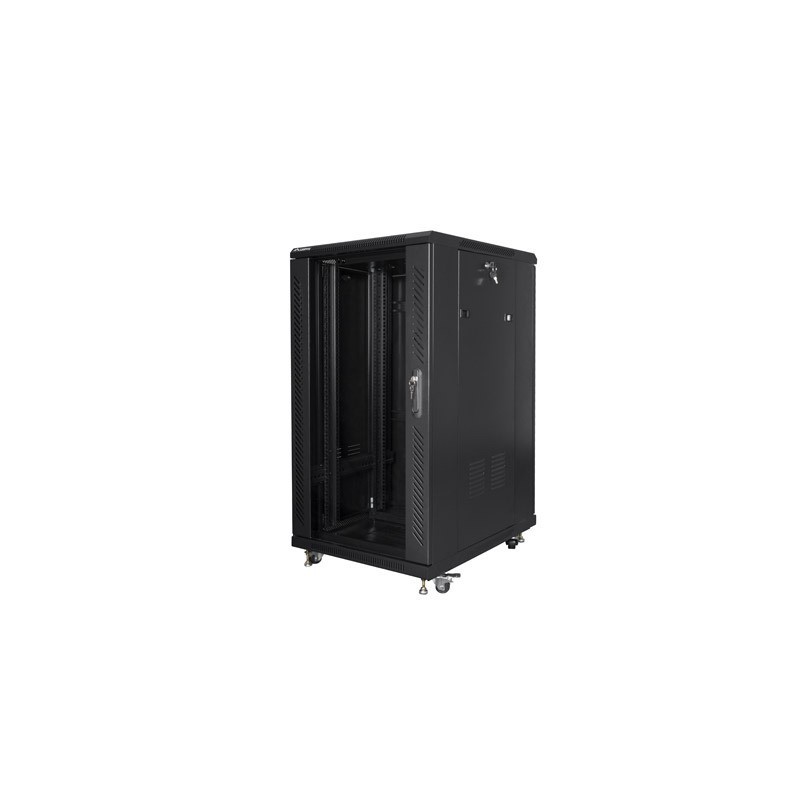 Lanberg FF01-6822-12B armario rack 22U Rack o bastidor independiente Negro