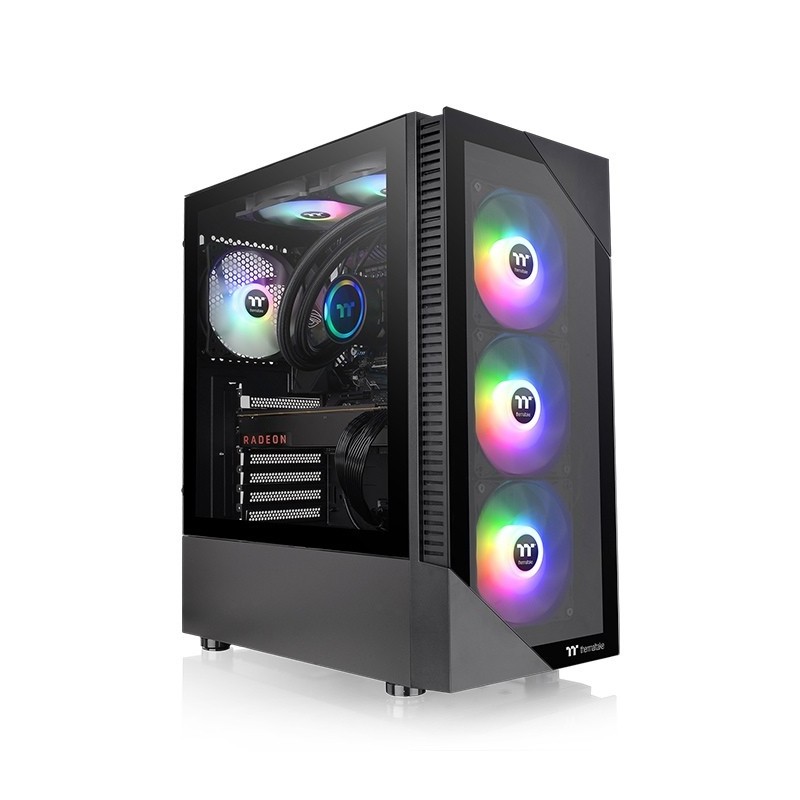 Thermaltake View 200 TG ARGB Midi Tower Negro CA-1X3-00M1WN-00