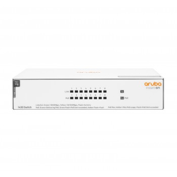 Hewlett Packard Enterprise Aruba Instant On 1430 8G Class4 PoE 64W No administrado L2 Gigabit Ethern R8R46A