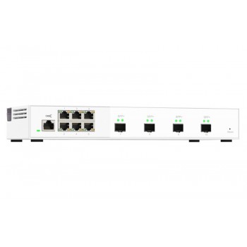 QNAP QSW-M2106-4S switch Gestionado L2 2.5G Ethernet (100 1000 2500) Blanco