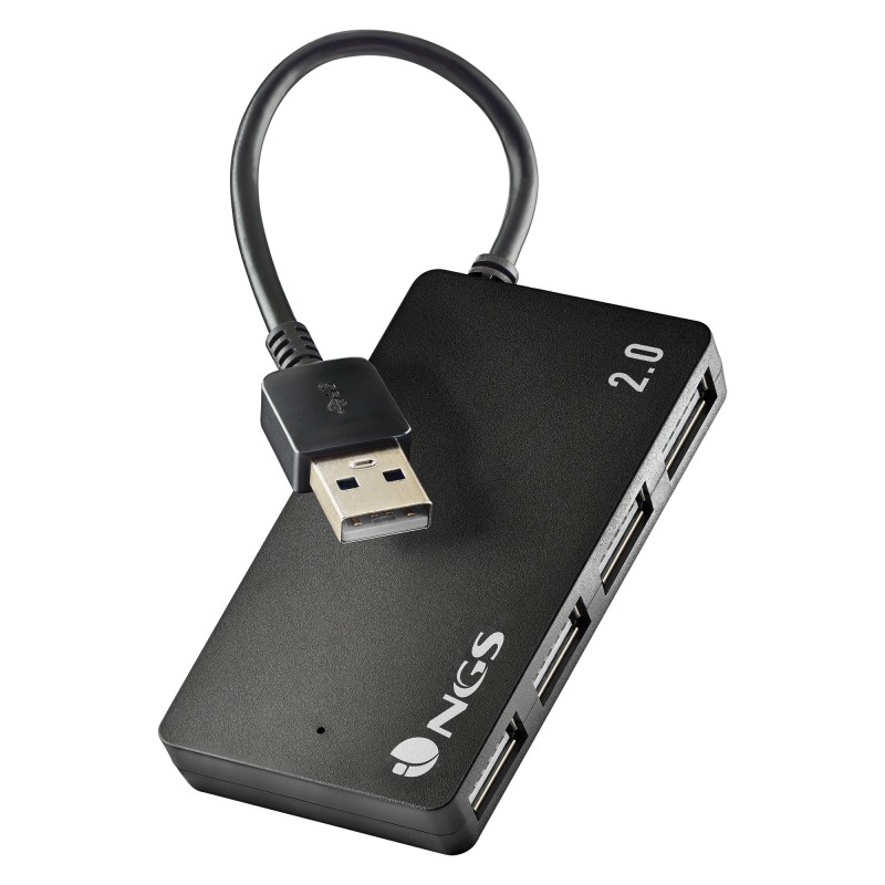 NGS IHUB4 TINY USB 2.0 480 Mbit s Negro IHUB4TINY