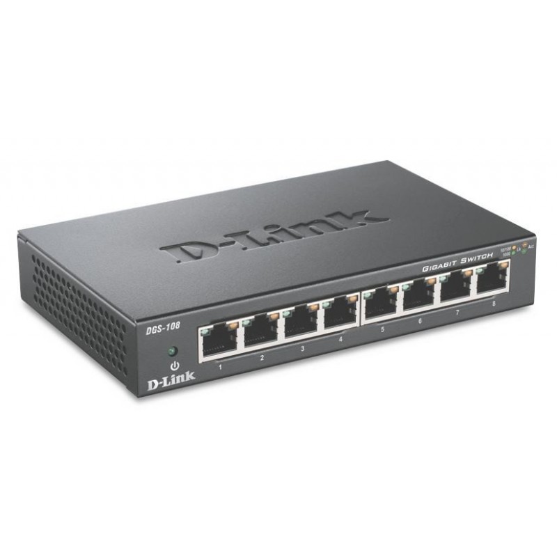 D-Link DGS-108 Negro DGS-108 E