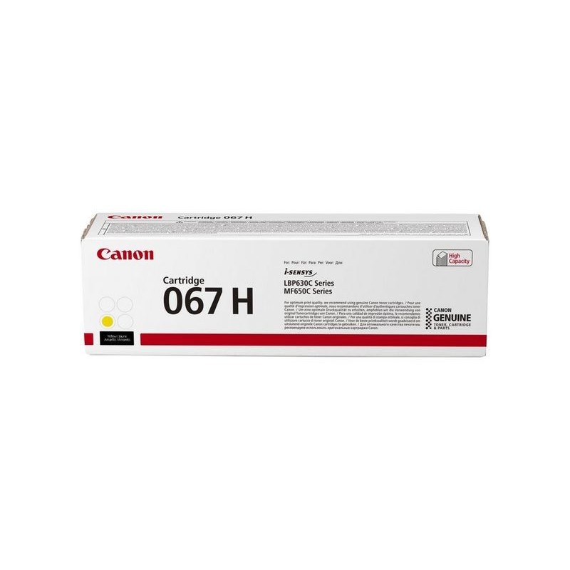 Canon 067H Original Amarillo 5103C002