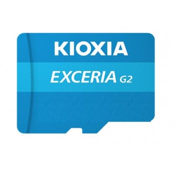Kioxia EXCERIA G2 128 GB MicroSDHC UHS-III Clase 10 LMEX2L128GG2