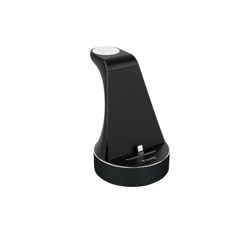 TooQ Base de Carga para Apple Watch y iPhone, Negro TQCD02L