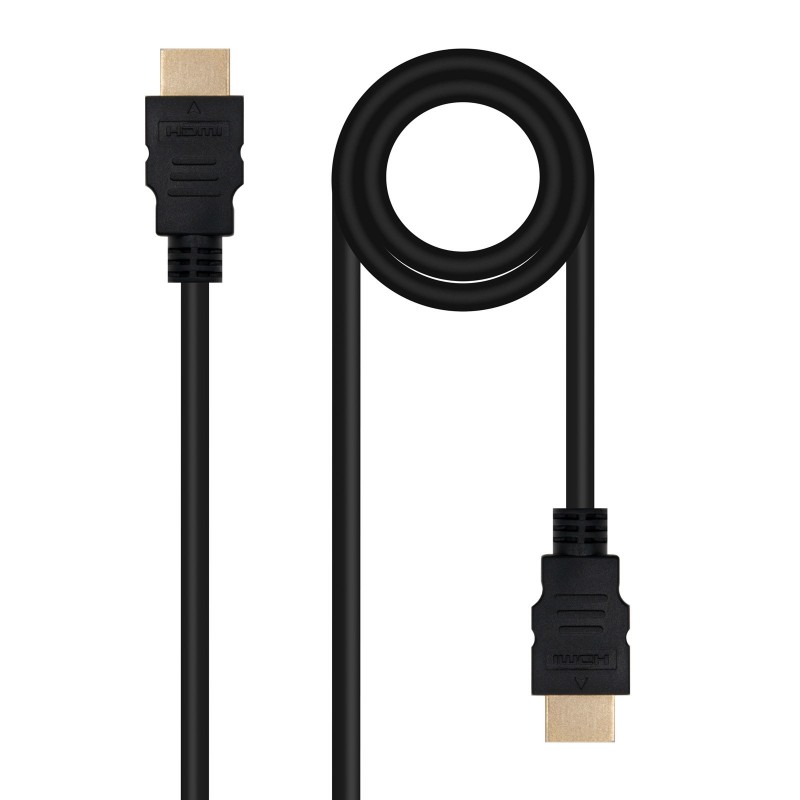 Nanocable Cable HDMI V2.0 4K@60Hz 18Gbps A M-A M, 5.0 m, Negro 10.15.3805