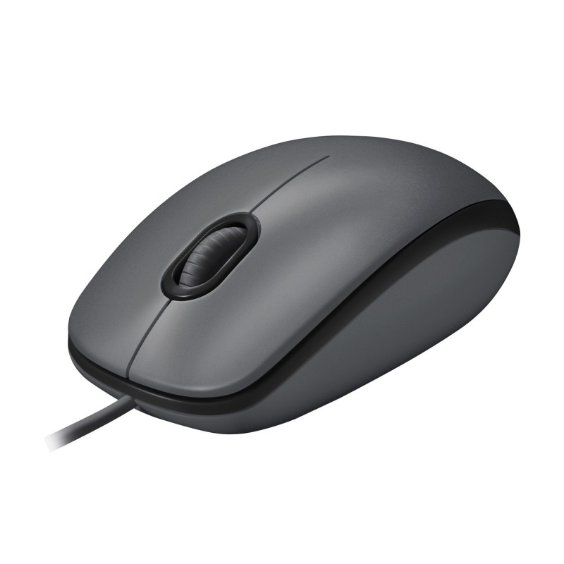 Logitech M100 ratón Ambidextro USB tipo A Óptico 1000 DPI 910-006652