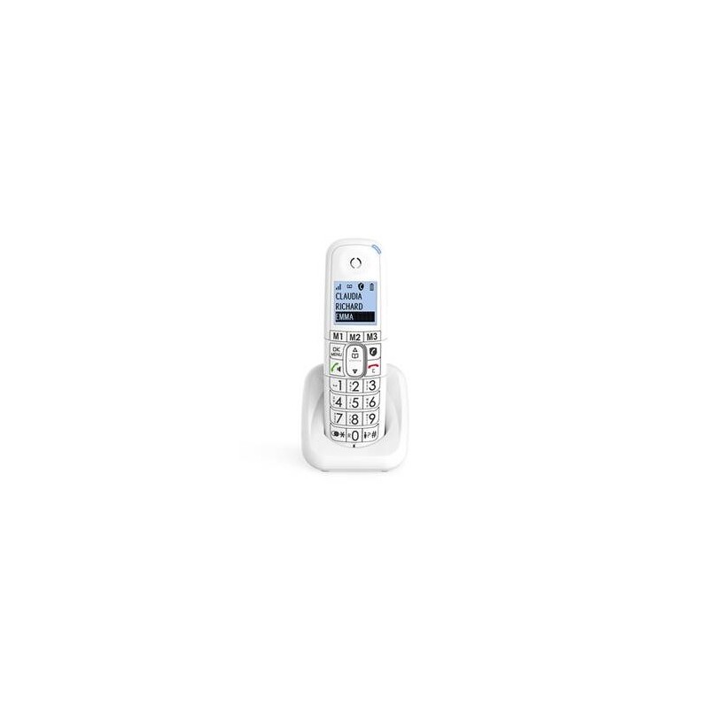 (Reacondicionado) Alcatel XL785 Teléfono DECT analógico - Identificador de llamadas - Blanco ATL1423259