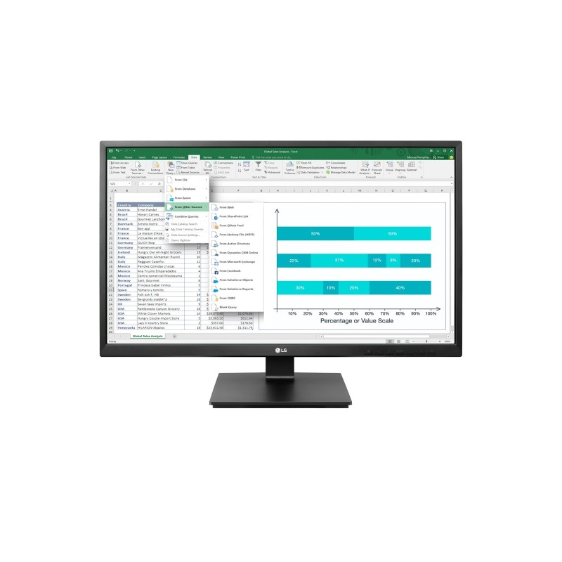 LG 27BK550Y-B - 27" Full HD - LED - Negro - 75Hz 27BK55YP-B