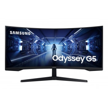 Samsung Odyssey C34G55TWWP - 34" UltraWide Dual Quad HD - LED - Negro - 165Hz LC34G55TWWPXEN