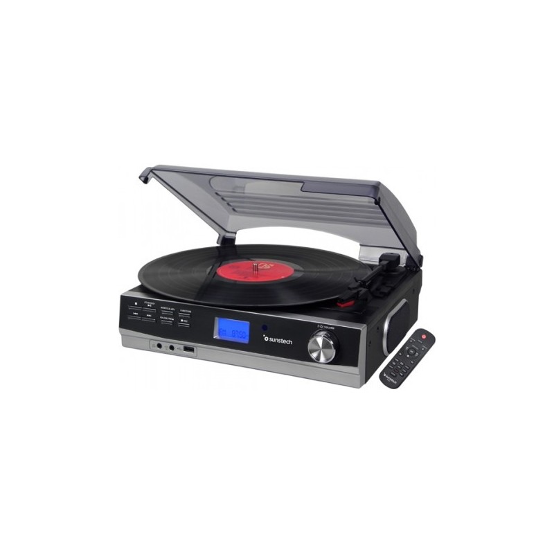 Sunstech PXR23 tocadisco Negro PXR23BK
