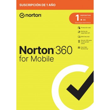 NortonLifeLock 360 Mobile Portugués Licencia básica 1 licencia 1 año 21433202