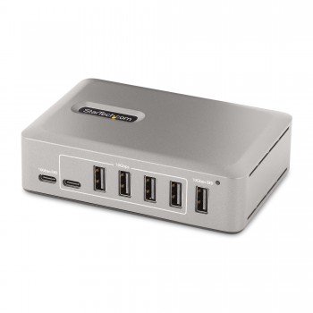StarTech.com Hub Concentrador USB-C de 10 Puertos - 8x USB-A 2x USB-C - con Fuente de 65W - USB 3.1 10G8A2CS-USB-C-HUB