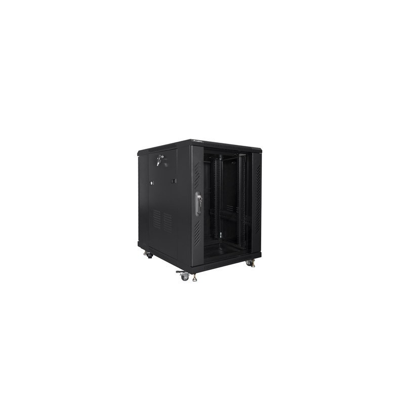 Lanberg FF01-6815-12B armario rack 15U Rack o bastidor independiente Negro