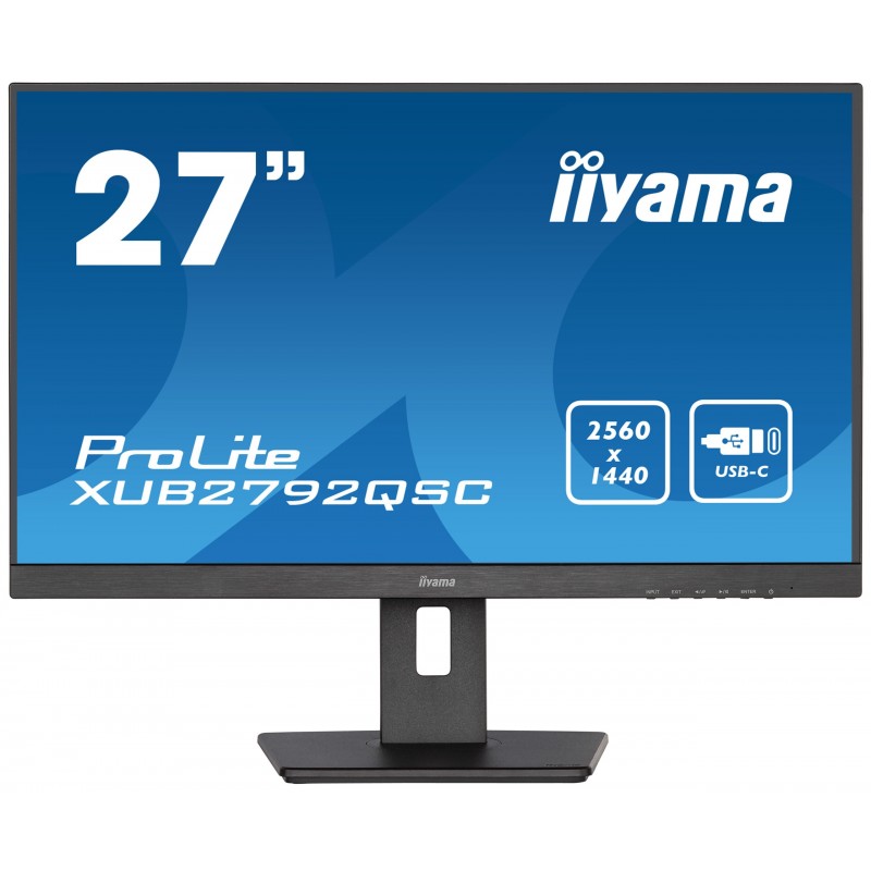 iiyama ProLite - 27" Wide Quad HD - LED - Negro - 75Hz XUB2792QSC-B5