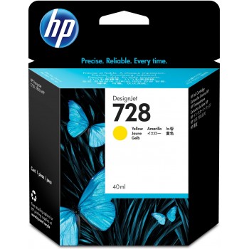 Cartucho original HP 728 Amarillo F9J61A