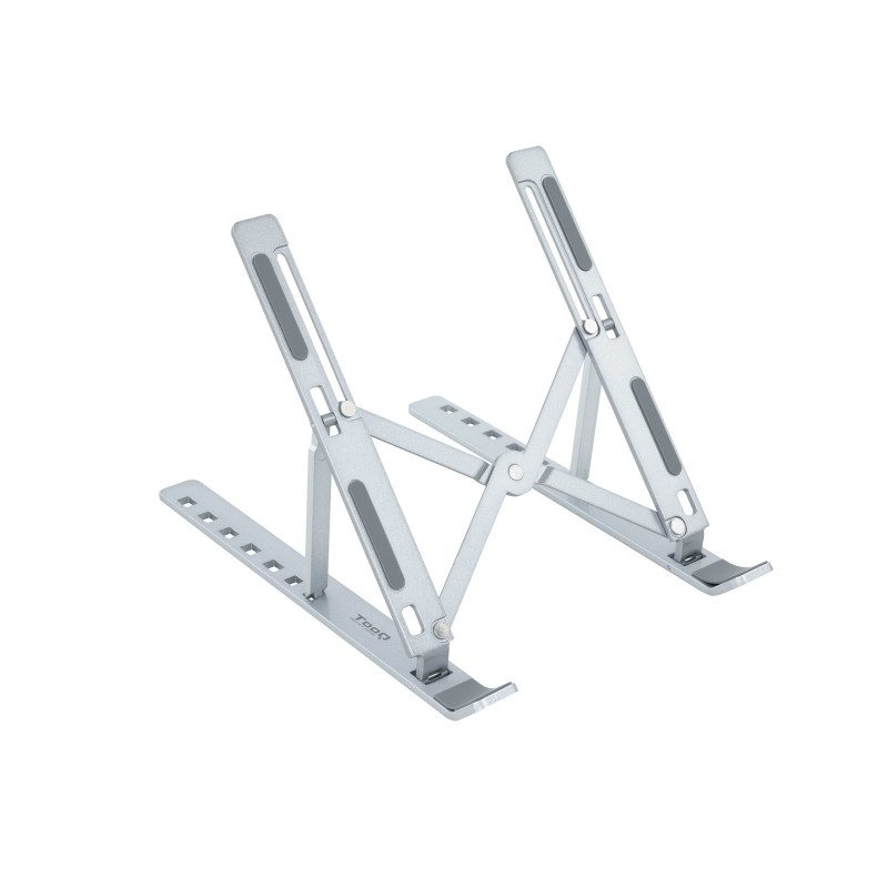 TooQ Soporte Elevador para Portátiles, Tablets, Móviles y Libros, Plata TQLRS0035-AL