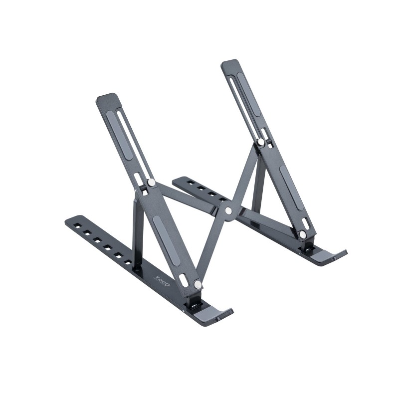 TooQ Soporte Elevador para Portátiles, Tablets, Móviles y Libros, Gris Oscuro TQLRS0035-AL-G