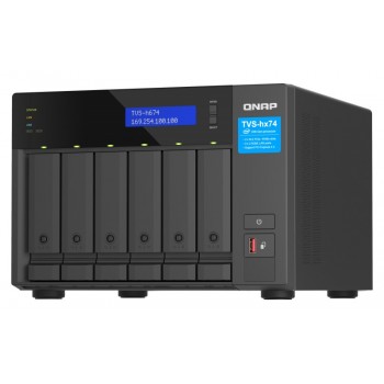 QNAP TVS-H674 NAS Torre Ethernet Negro i5-12400 TVS-H674-I5-32G