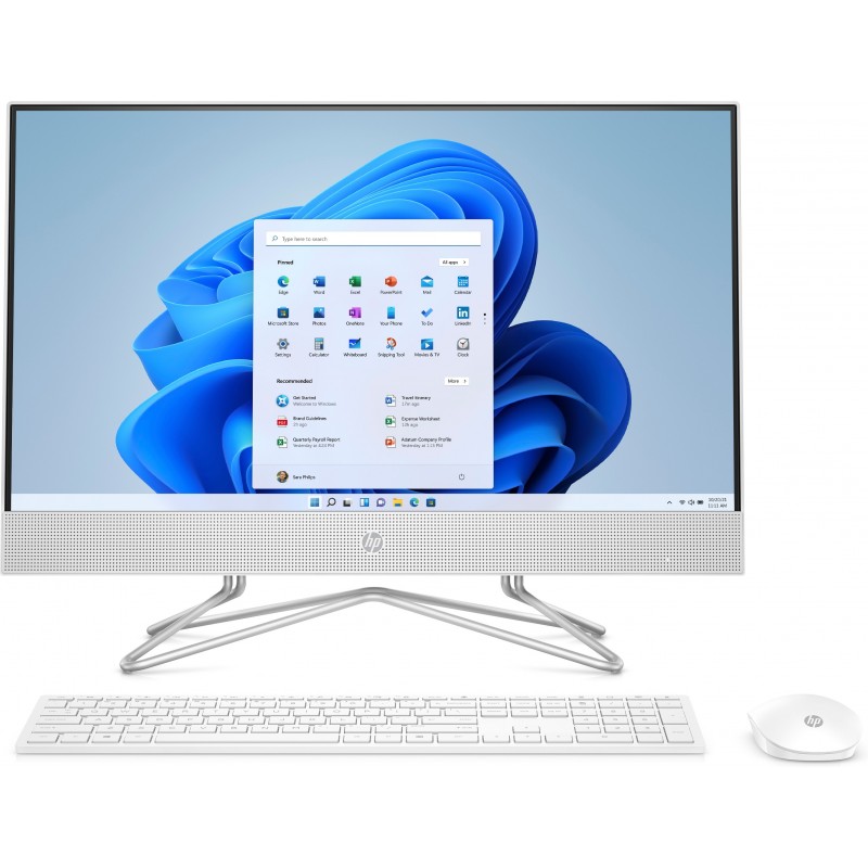 HP 24-df1031ns Blanco - 23.8" - Intel Core i5 i5-1135G7 - 8GB - 512GB -Windows 11 Home 64U48EAABE