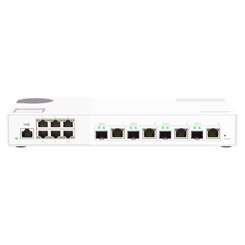 QNAP QSW-M2106-4C switch Gestionado L2 2.5G Ethernet (100 1000 2500) Blanco