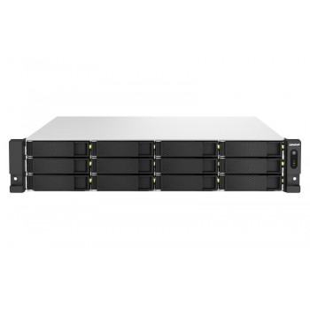 QNAP TS-H1887XU-RP NAS Bastidor (2U) Ethernet Negro, Blanco E-2336 TS-H1887XU-RP-E2336-32G
