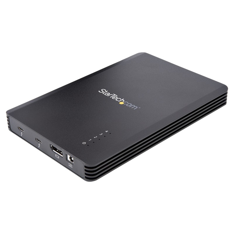 StarTech.com Caja Thunderbolt con 4 Bahías NVMe M.2 para SSD, M2E4BTB3