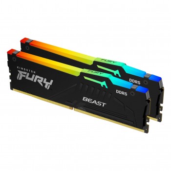 Kingston Technology FURY Beast RGB módulo de memoria 16 GB 2 x 8 GB DDR5 5200 MHz KF552C40BBAK2-16