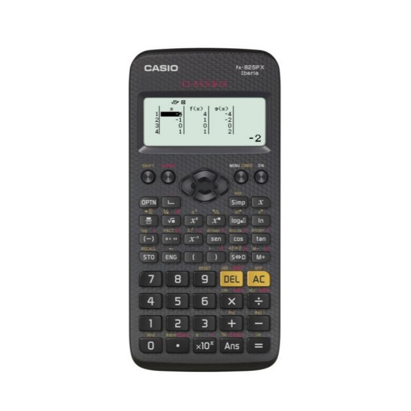 Casio FX-82SP X calculadora Bolsillo Pantalla de calculadora Negro FX-82SPXII