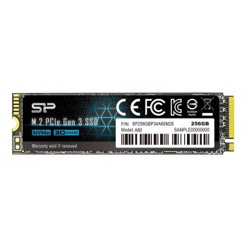 Silicon Power P34A60 - 256GB M.2 SLC PCI Express SP256GBP34A60M28
