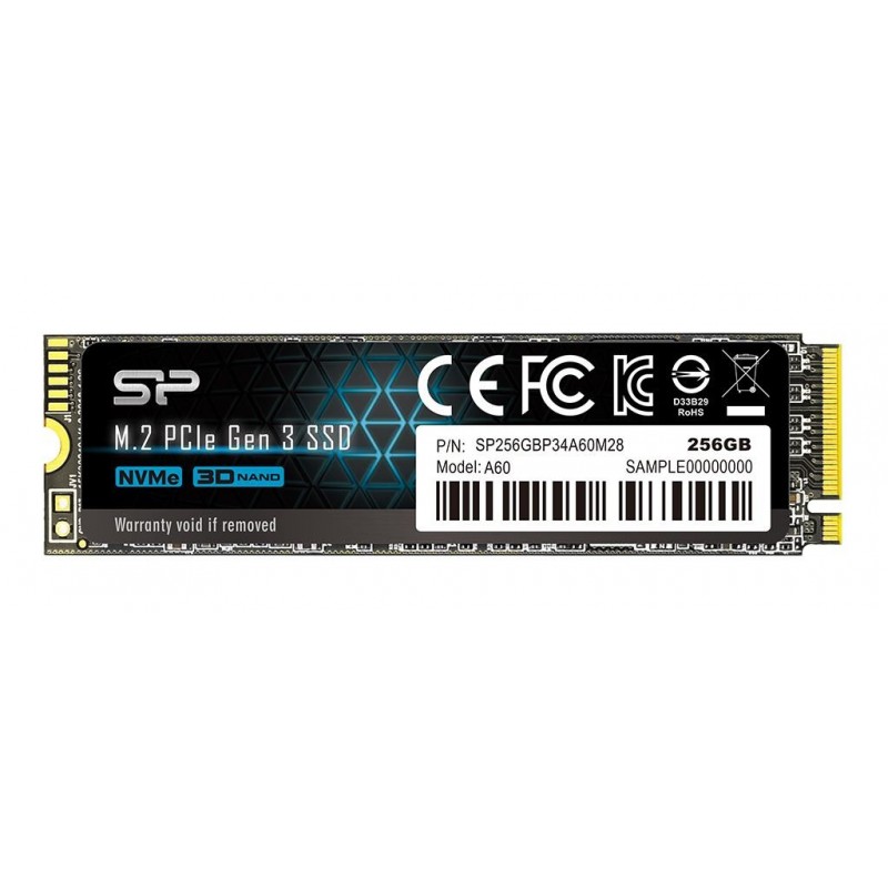 Silicon Power P34A60 - 256GB M.2 SLC PCI Express SP256GBP34A60M28