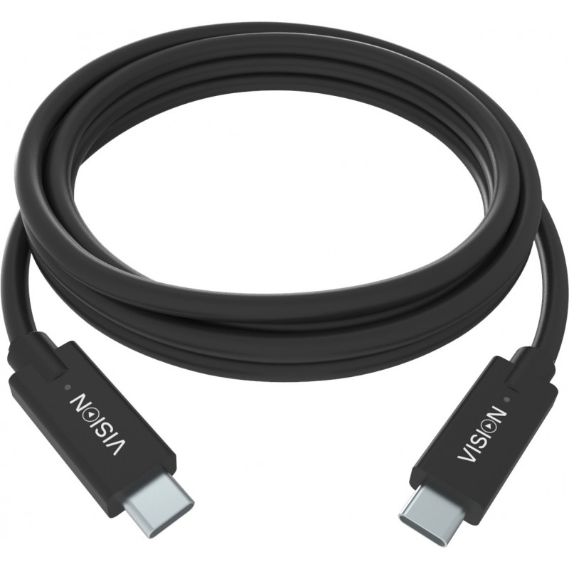 Vision TC 2MUSBC BL cable USB 2 m USB 3.2 Gen 1 (3.1 Gen 1) USB C Negro