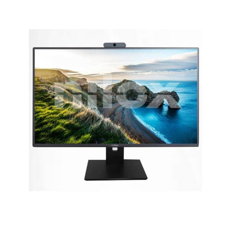 Nilox Monitor 27" con webcam y regulable en altura NXM27RWC01