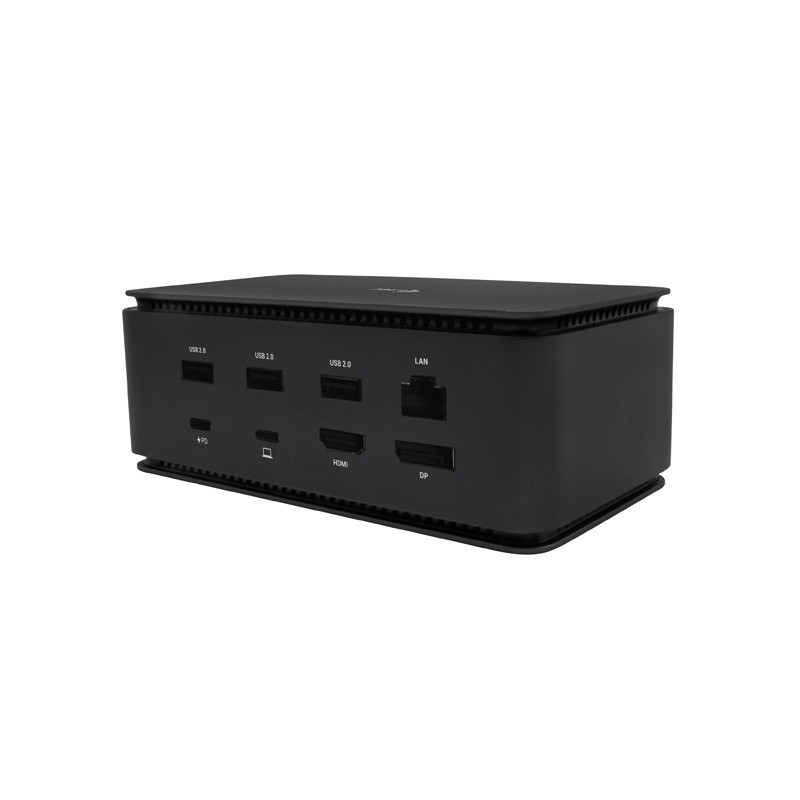 i-tec Metal USB4 Docking station Dual 4K HDMI DP with Power Delivery 80 W + Universal Charger 112 W USB4DUALDOCK100W