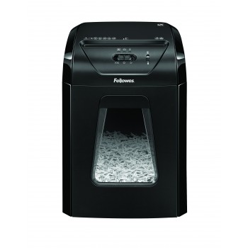 DESTRUCTORA FELLOWES 12C - CORTE EN PARTÍCULAS 4*40MM - PAPELERA CAPACIDAD 18 LITROS - BLOQUEO SEGUR 7120101