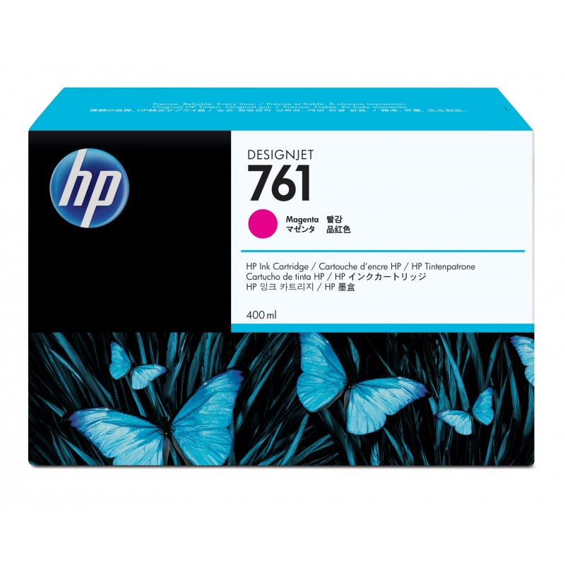 HP No 761 Ink Cart Magenta 400ml CM993A
