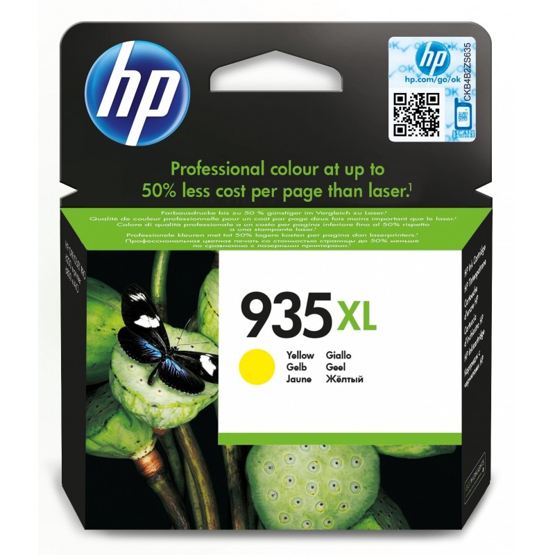 Cartucho de tinta Original HP 935XL Amarillo C2P26AEBL