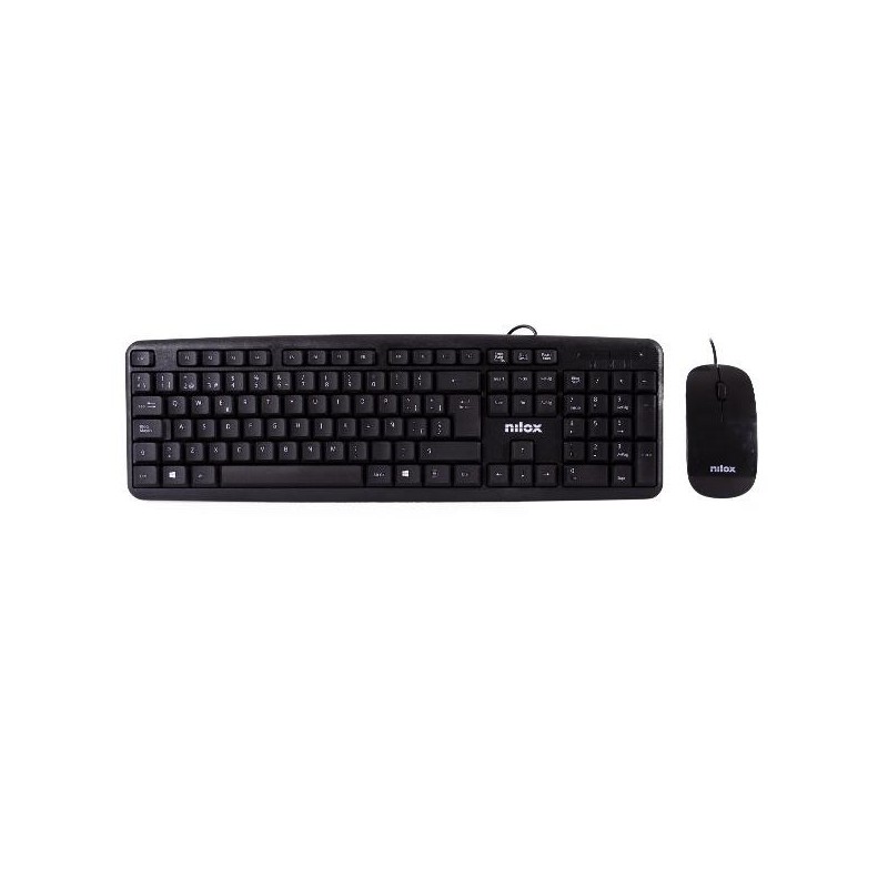 Nilox Bundle Teclado + Rat N Flat Usb Esp NXKME000004