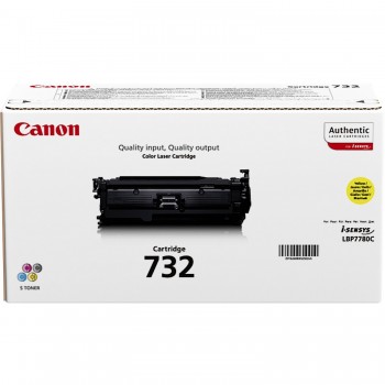 Canon 732 Y - Cartucho de tóner - 1 x amarillo - para i-SENSYS LBP7780Cx 6260B002