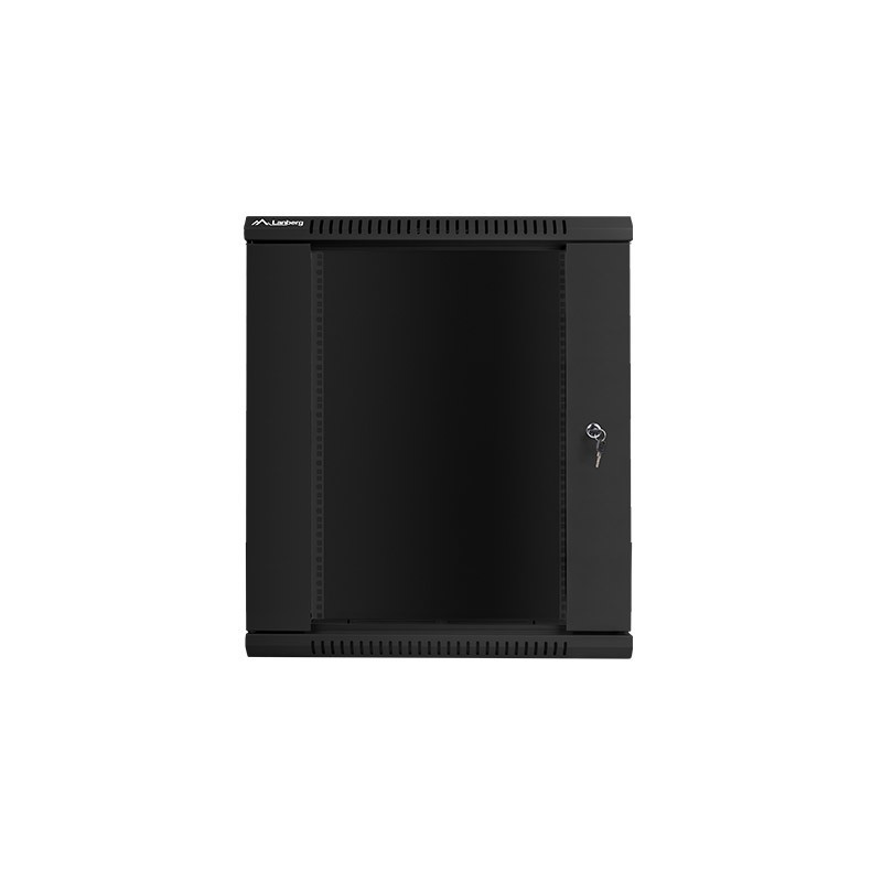 ARMARIO MURAL LANBERG WF01-6415-10B NEGRO - 19' 48.26CM - 15U - IP20 - 600X450X769MM - HASTA 60KG DE CARGA - ACCESORIOS MONTAJE